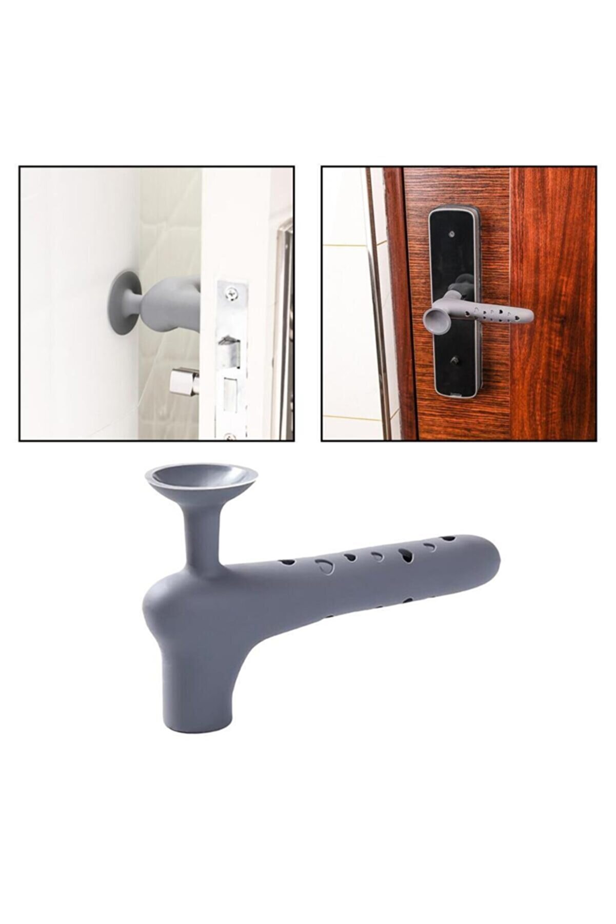 Silikon Pencere Kapı Kolu Koruyucu Stoper Duvar Çarpışma Önleyici Aparat