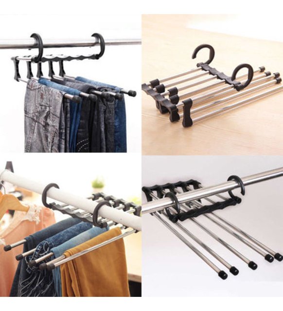 Pantolon Askılık 5 Li Hareketli Askı