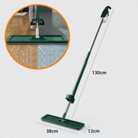 Kendinden Sıkmalı Sprey Mop Deterjan Hazneli Pratik Mop Set yedek bezli