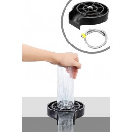 Yüksek Basınçlı Otomatik Bardak Yıkama Aparatı Mutfak Lavaboları Için Hızlı Kupa Durulayıcı bardak yıkama