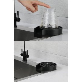 Yüksek Basınçlı Otomatik Bardak Yıkama Aparatı Mutfak Lavaboları Için Hızlı Kupa Durulayıcı bardak yıkama