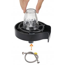 Yüksek Basınçlı Otomatik Bardak Yıkama Aparatı Mutfak Lavaboları Için Hızlı Kupa Durulayıcı bardak yıkama