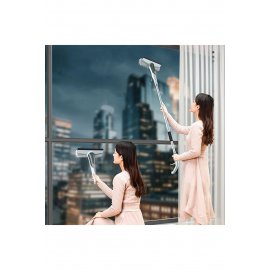 Su Hazneli Spreyli Boyu Ayarlanabilir Cam Silme Mopu