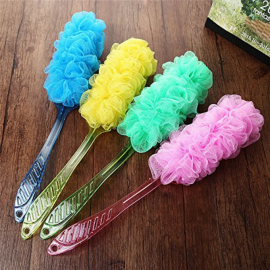 Uzun saplı duş lifi duş lifi banyo lifi saplı banyo lifi banyo sırt fırçası lifli fırça